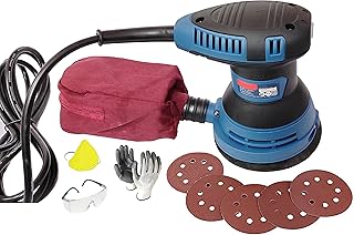 ISC 5" (125mm) Round Multifunctional Mini Wood Working Machine Sanding Sander Electric Circular Painter Furniture Putty Machine Tools Dongcheng DSA 125 5 inch Random Orbital Sander