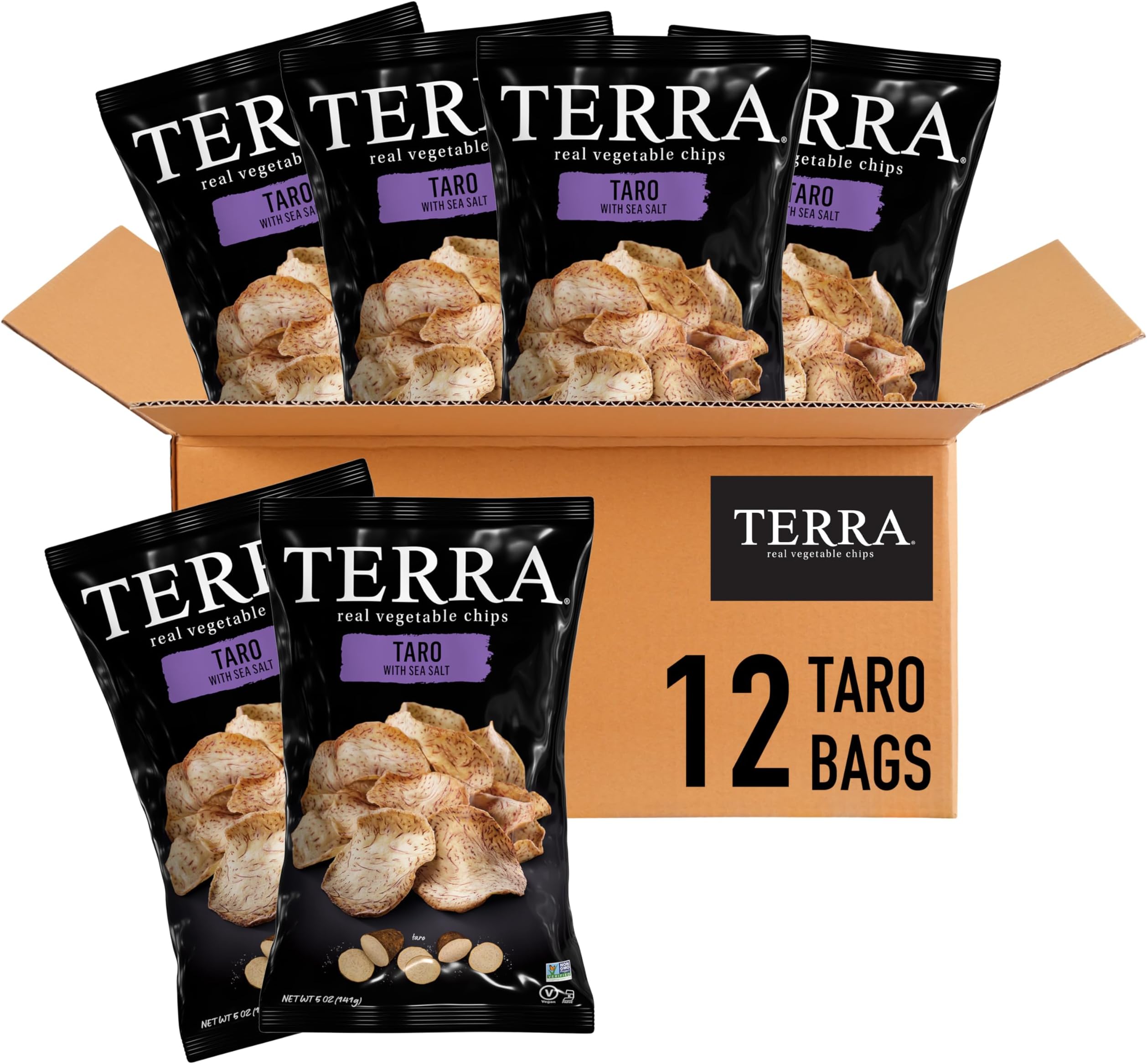 Terra Chips Chips - Exotic Vegetable - Taro - 6 Oz - Case Of 12