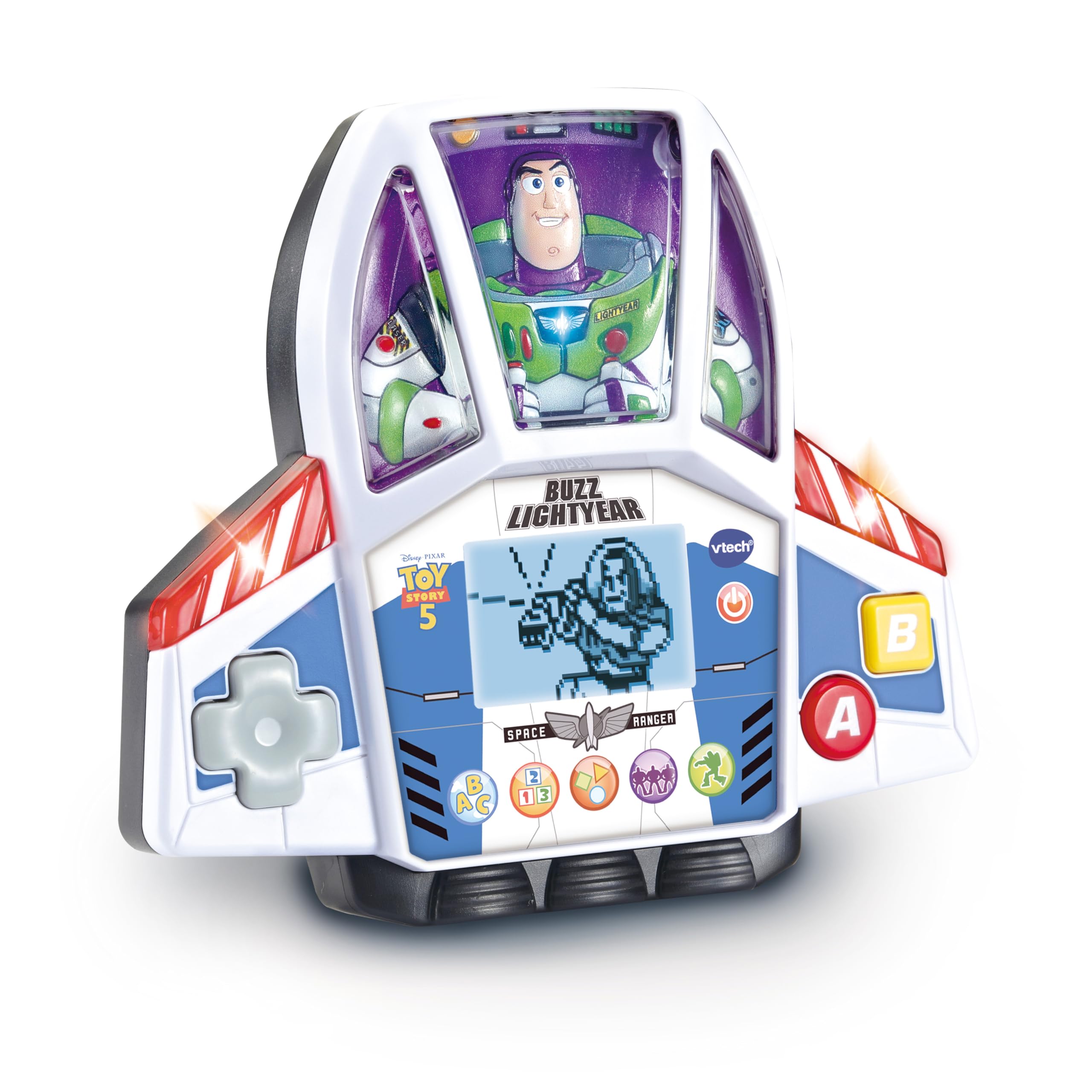 VTech - Konsola do gier Buzz Lightyear Game & Go, zabawka dla dzieci w wieku +3 lat, wersja ESP