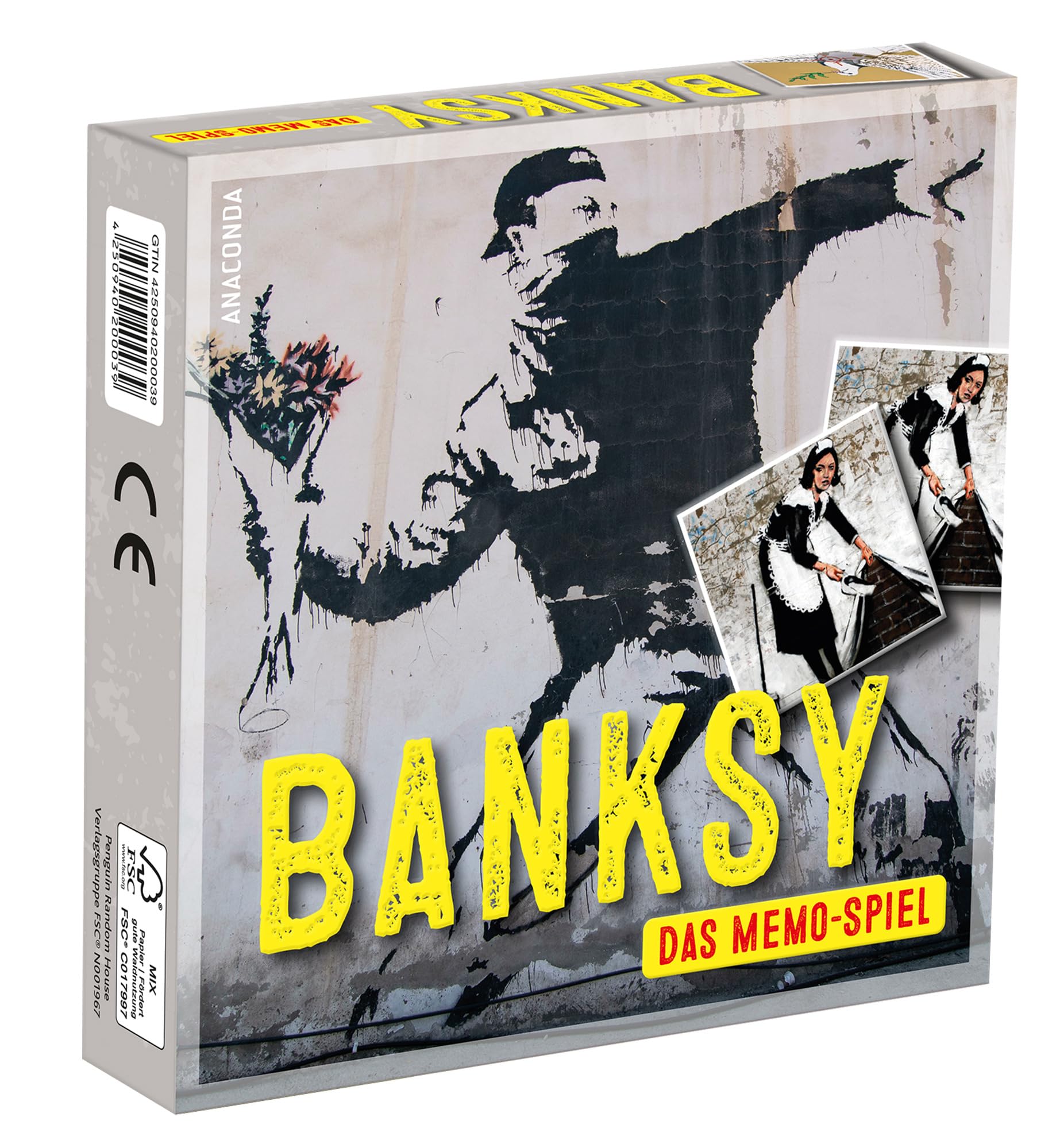 Banksy - Das Memo-Spiel: Memo-Spiel mit 40 Spielkarten im Spielkarton
