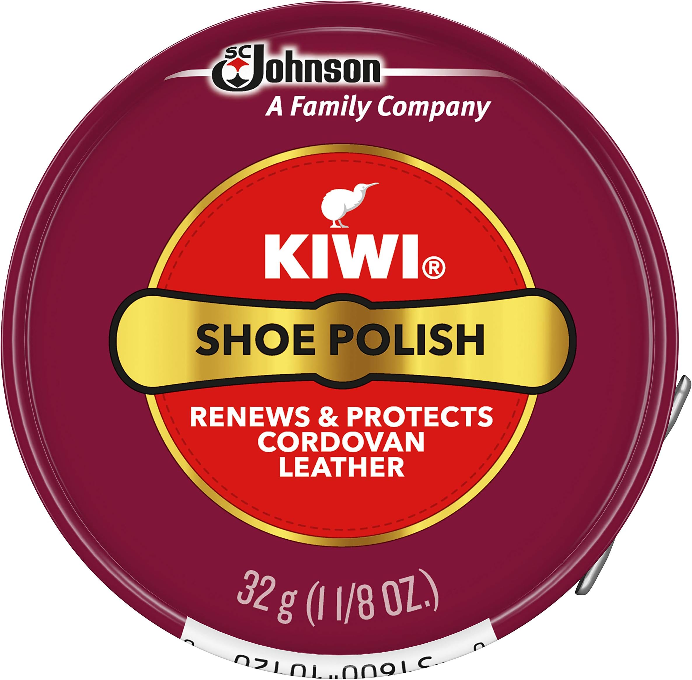 Kiwi Cordovan Shoe Polish, 1-1/8 oz