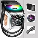 TR-Thermalright AQUA ELITE 240 ARGB Liquid CPU Cooler, 240mm Aio Cooling, Double PWM Fans Low Noise-ARGB,for AM4/AM5, Intel LGA1851/1700/115x/1200(Black) gallery image
