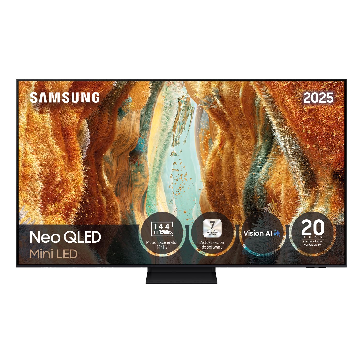 Samsung TV 65 Pulgadas Neo QLED QN74F 4K Mini LED Smart TV con Vision AI, Quantum Matrix Technology Slim y más de 500 Canales