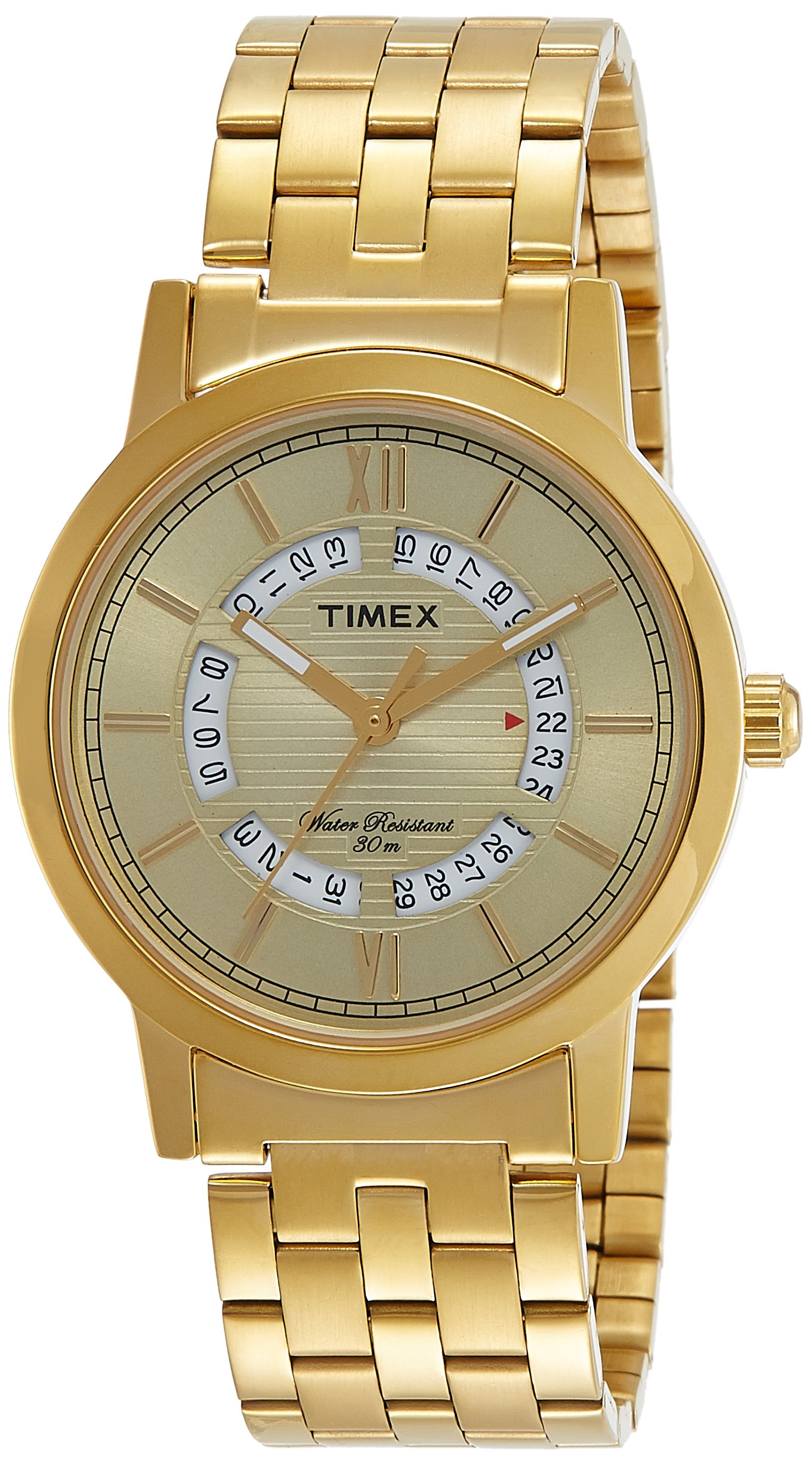 TIMEX Stainless Steel Analog Gold Dial Men Watch-Tw000T126, Bandcolor-Gold (B073P94VZY) Amazon Price History, Amazon Price Tracker