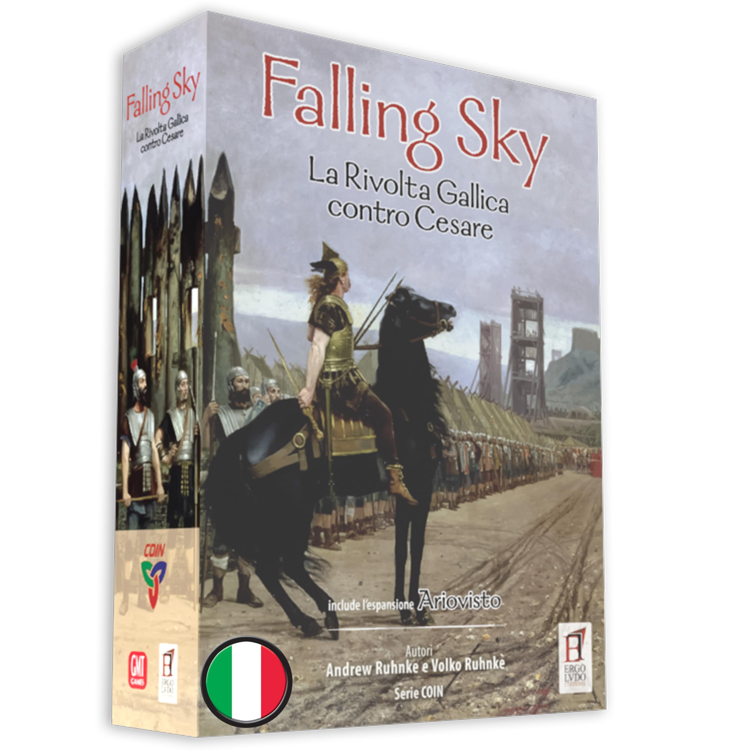 Asmodee – FALLING SKY – Gioco da Tavolo per Esperti | Gioco da Tavola di Strategia a tema Storico Impero Romano – 1-4 Giocatori – 14+ Anni – 180 Minuti – Edizione Italiana