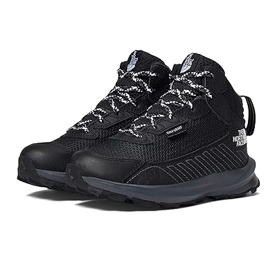 The North Face Kids Fastpack Hiker Mid Waterproof (Little Kid/Big Kid) Kids Shoes TNF Black/TNF Black