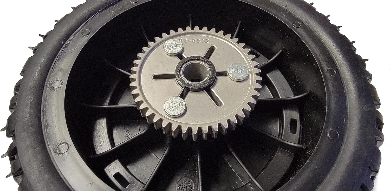 Genuine Toro OEM 140-1295 8" Drive Wheel (Replaces 98-7135 107-3709) for 21in Super Recycler Lawn Mowers 21382 21383 21385 21386 21387 21388 21388T 21389 and Older Units (1)