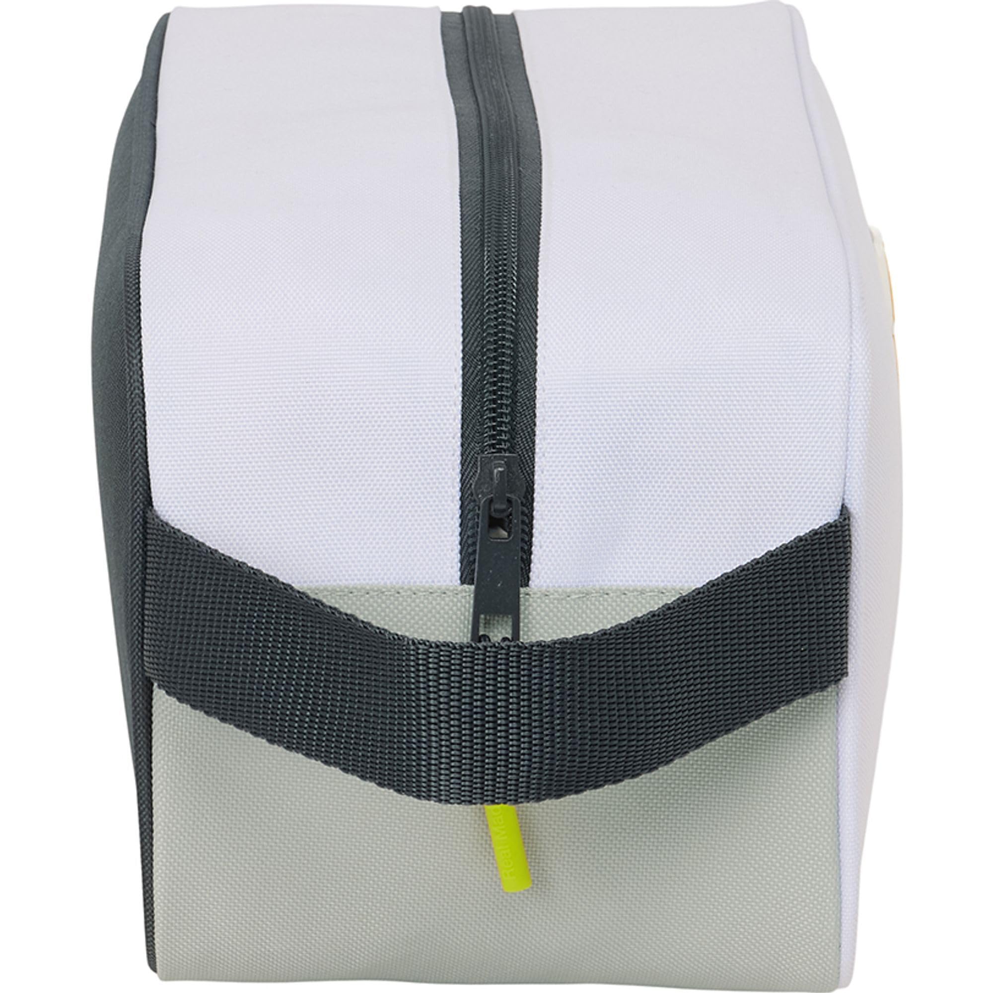 Trousse de Toilette Real Madrid Saison 25/26 pour Voyage, Salle de Sport et Salle de Bain – Trousse de Toilette Real Madrid avec Compartiments, poignée à Suspendre et Fermeture zippée