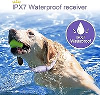 Vista 3 de Bousnic Collar de entrenamiento para perros con descarga eléctrica para 2 perros - (3.6 a 54.4 kg) Collar de entrenamiento para perros impermeable