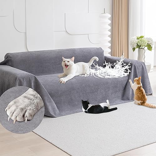 Miniatura 1 de Loiion Protector de muebles contra arañazos para gatos, antideslizante, impermeable, para mantener alejados a los gatos, protectores de sofá aptos