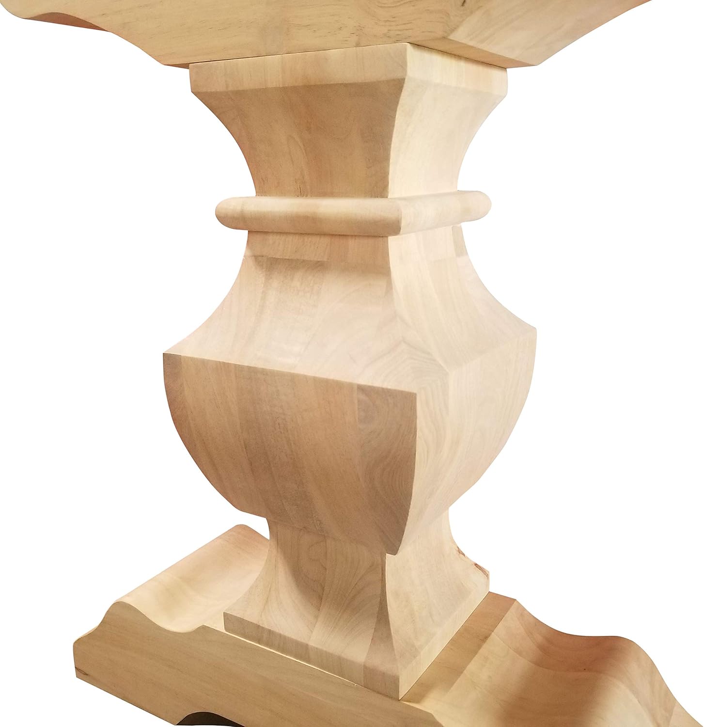 Design 59 Trestle Table Base- Single Hardwood Pedestal (P02) : Home & Kitchen