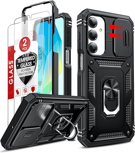 LeYi for Samsung Galaxy A17/A16-5G Phone Case with Screen Protector [2 PCS]