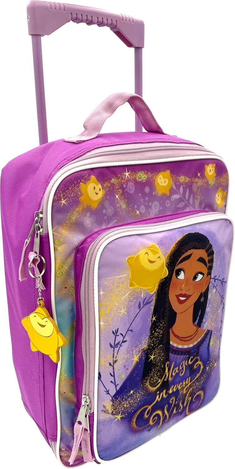 Fast Forward Kid's License 16" Soft Side Wheeled Pilot Case- Rolling Luggage (Wish) - Image 3