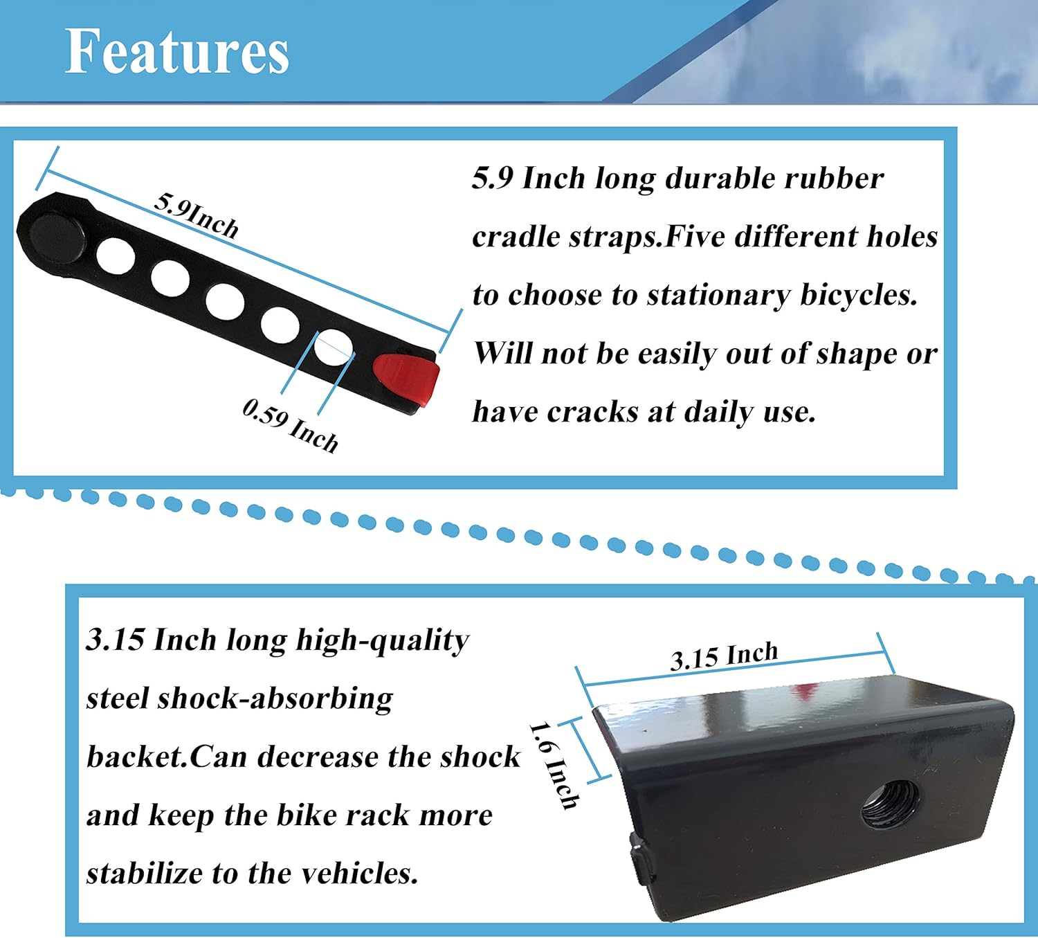 Best Companions Bikes Mount Hitch Rack, Bicycle Carrier for Cars, Trucks with 2" Hitch Receiver (3-Bikes): Automotive