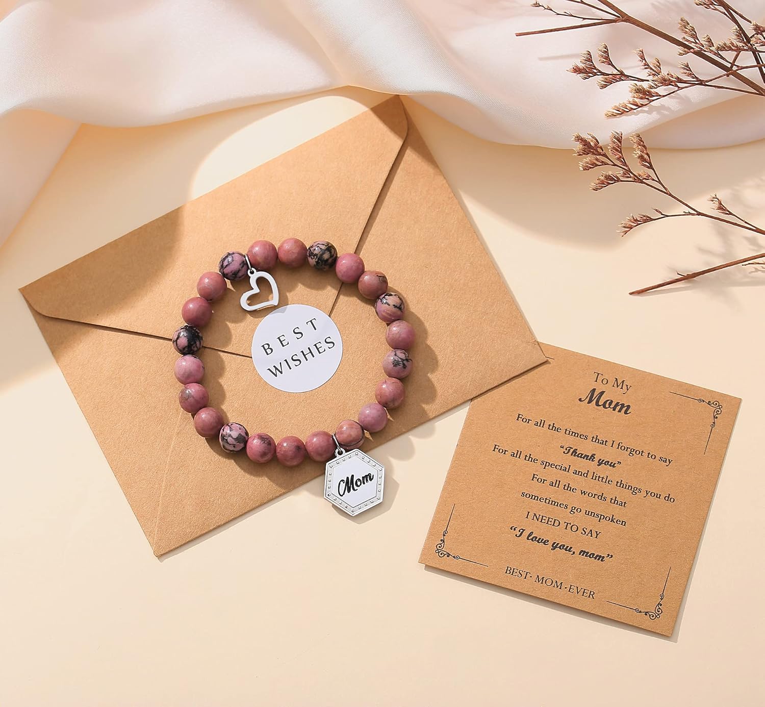 TONY & SANDY Unique Valentines Day Gifts for Her, Mom, Daughter, Wife, Friends, Sister, Aunt - Beaded Bracelets Women Teen Girls Gifts Jewelry on Birthday Graduation Easter - Image 3