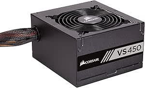 Corsair VS450 450 W Active PFC 80 PLUS Certified Power Supply Unit - Black