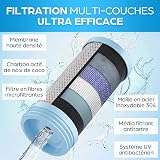 ORINKO Filtre à Eau pour Robinet, Réduction Calcaire, Chlore, Plomb, Odeurs - 5