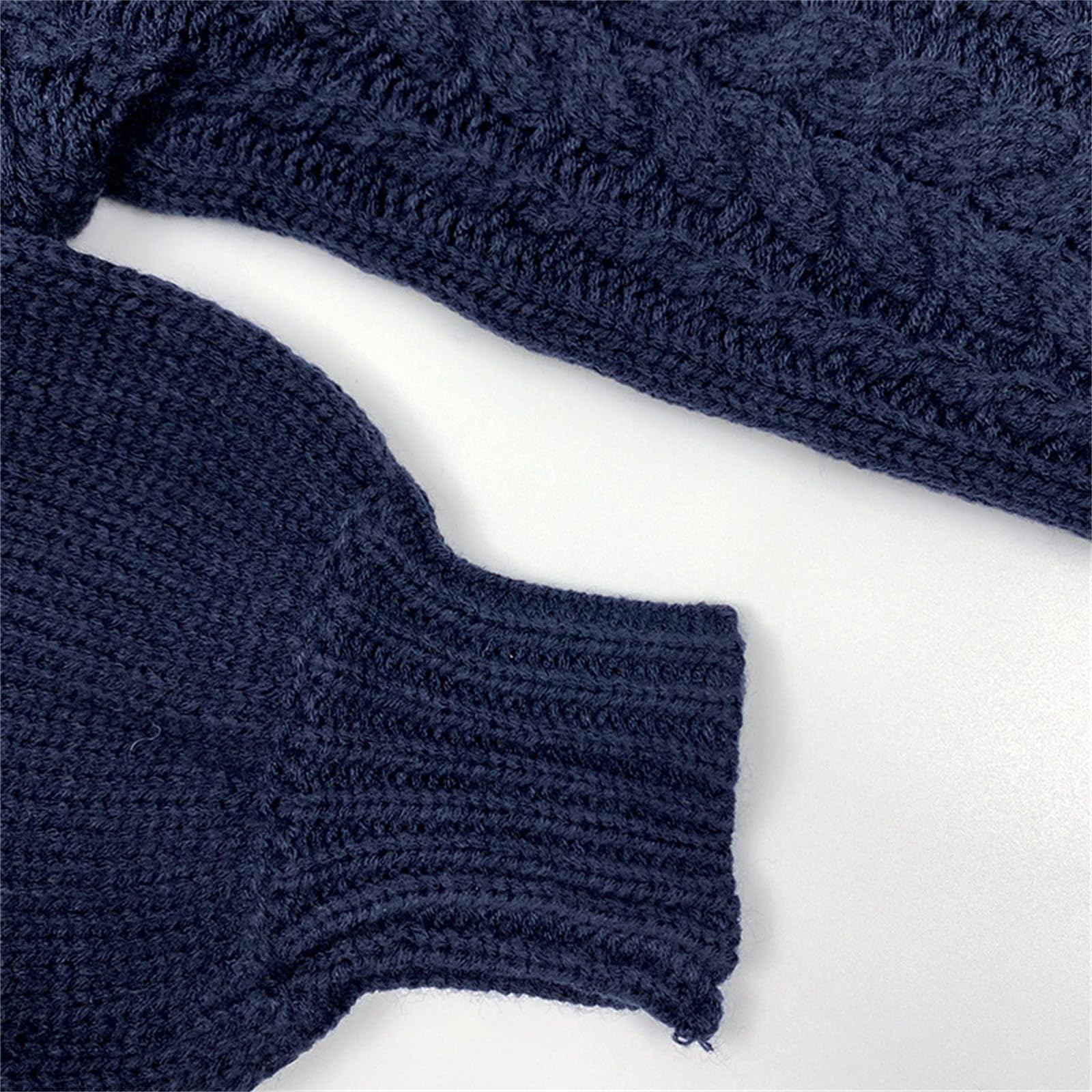 Damen-Cardigan in Unifarben mit überschnittenen Schultern und Bindeband vorne, kurzer, Leichter Cardigan mit Schleife zum Binden, Trendige Strickjacken für den Herbst.
