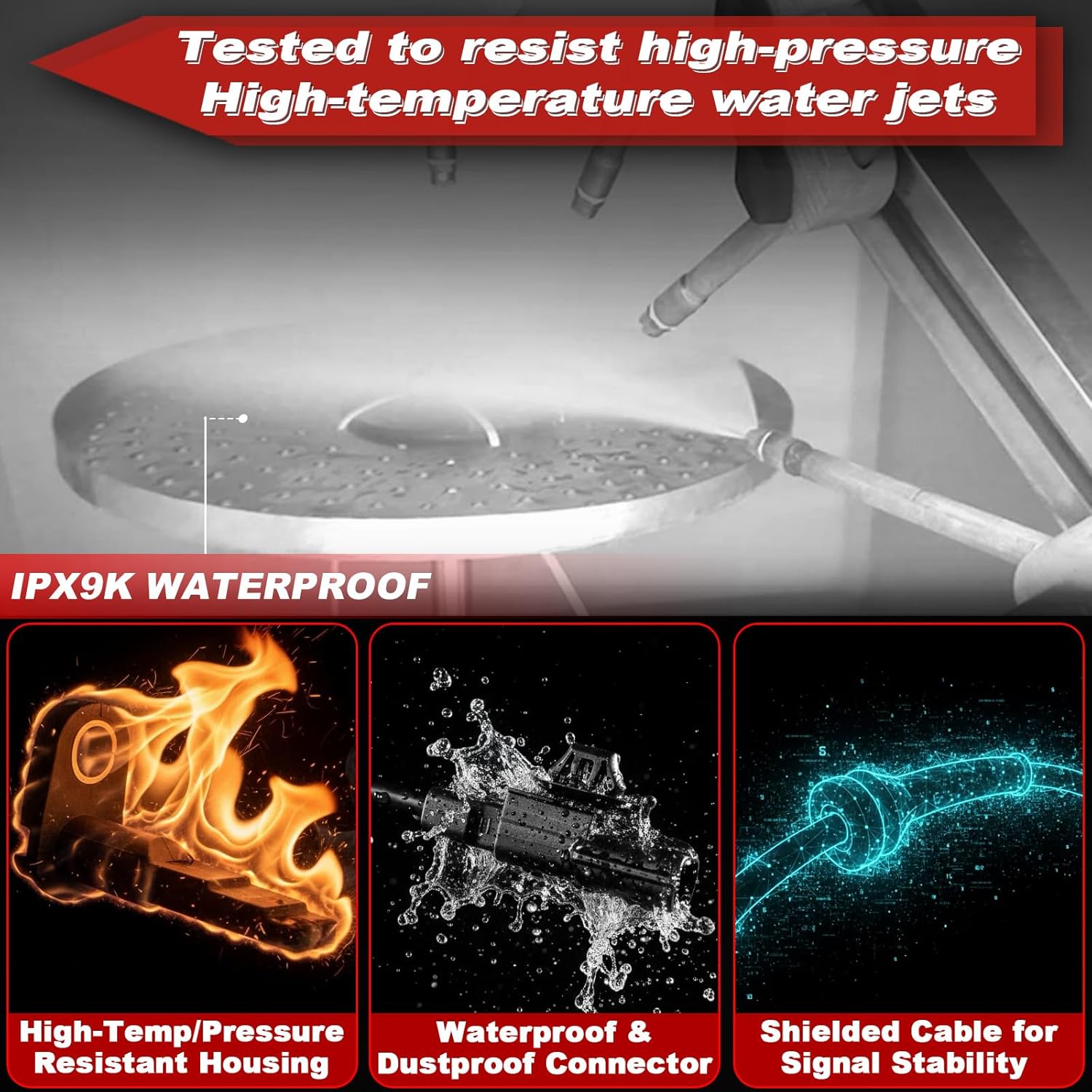 ABS Wheel Speed Sensor 4Pcs: Front Rear Left & Right Compatible with Nissan 2007-2014 Altima V6 3.5L L4 2.5L l4 2.5L, 2009-2014 Maxima V6 3.5L