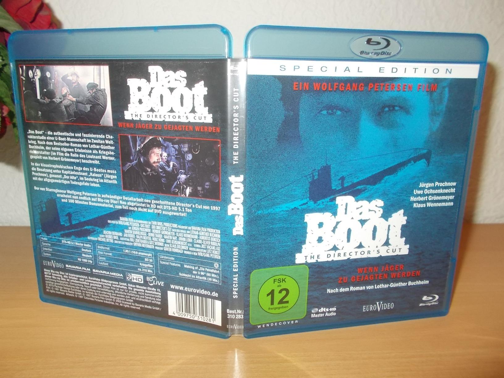 Das Boot - Director's Cut [VHS] [UK Import] : Prochnow, Jürgen ...