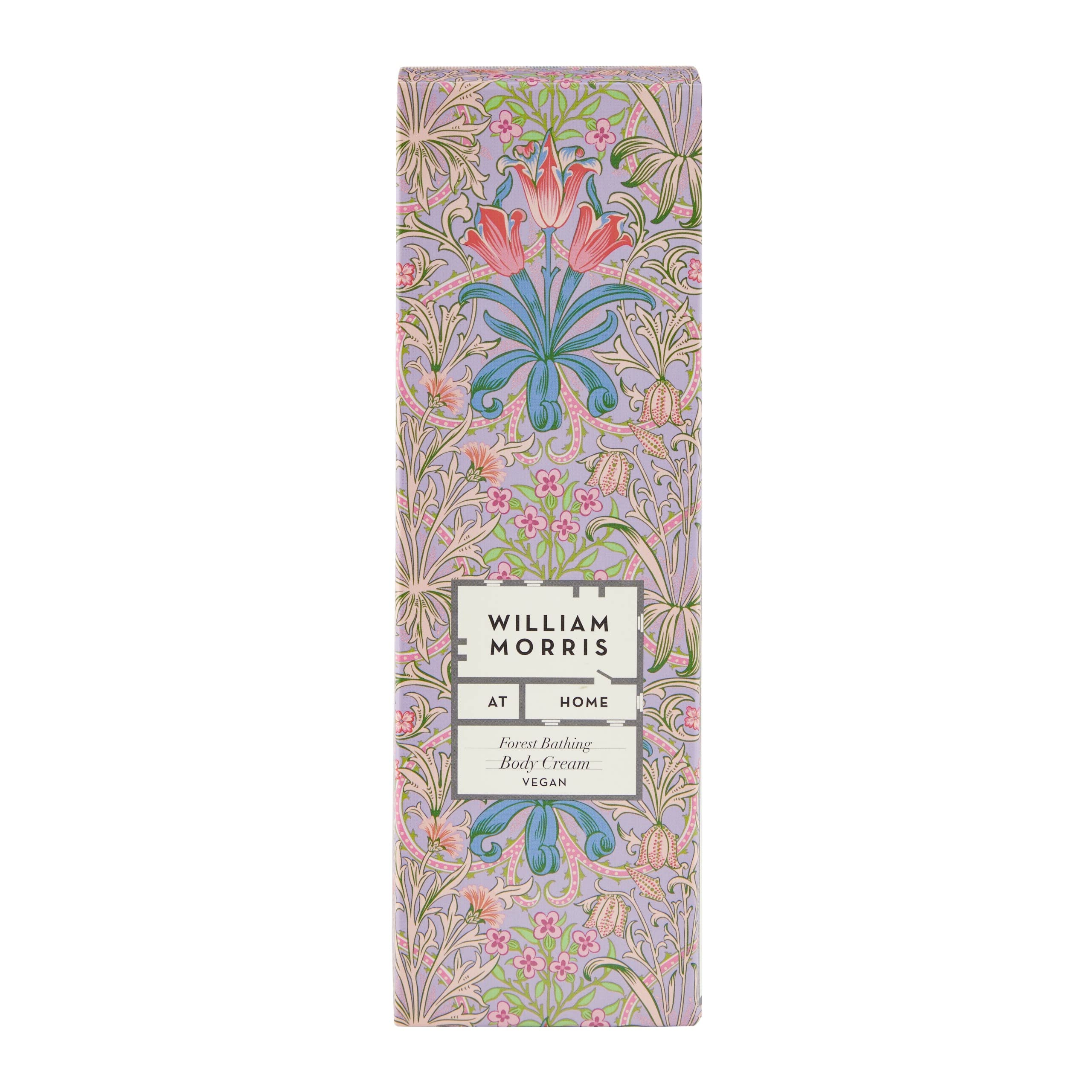 William Morris At Home Forest Bathing Moisturizing Body Cream | Hinterlässt ein weiches Hautgefühl | angereichert mit ätherischen Ölen | tierversuchsfrei und vegan | 200 g