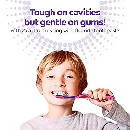Colgate Extra Soft Kids Toothbrushes, Advanced Cavity Fighter Kids Toothbrush Pack, Extra Soft Bristles Help Remove Plaque and Stains for a Gentle Clean, for Children Ages 6 and Up, 4 Pack