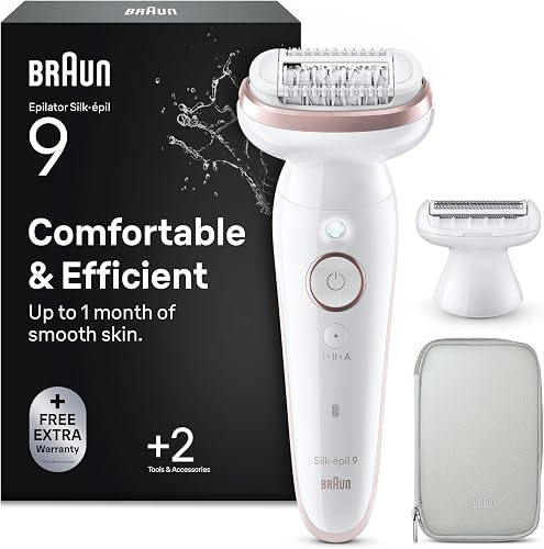 Epilateur Electrique Pour Femmes Silk-épil 9 9-030 Avec Tê Braun