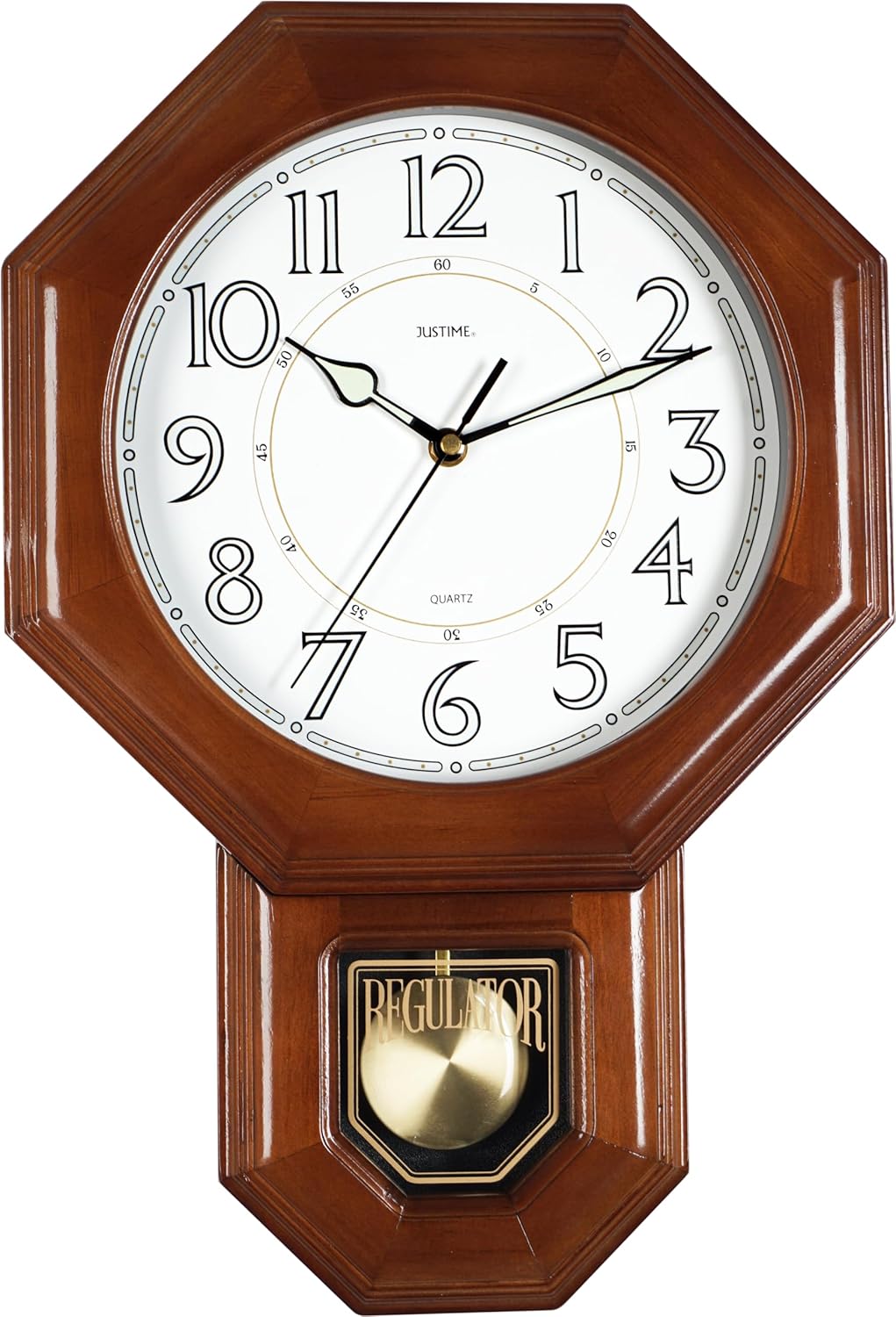 JUSTIME Traditional Luminous Schoolhouse Solid Wood