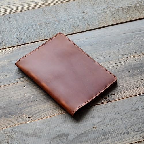 Miniatura 5 de Personalized Genuine Leather Journal Notebook Cover Moleskine Classic Hard Cover Large 5" x 8.25" A5, XL XXL Cahier Refillable Writing Diary 02