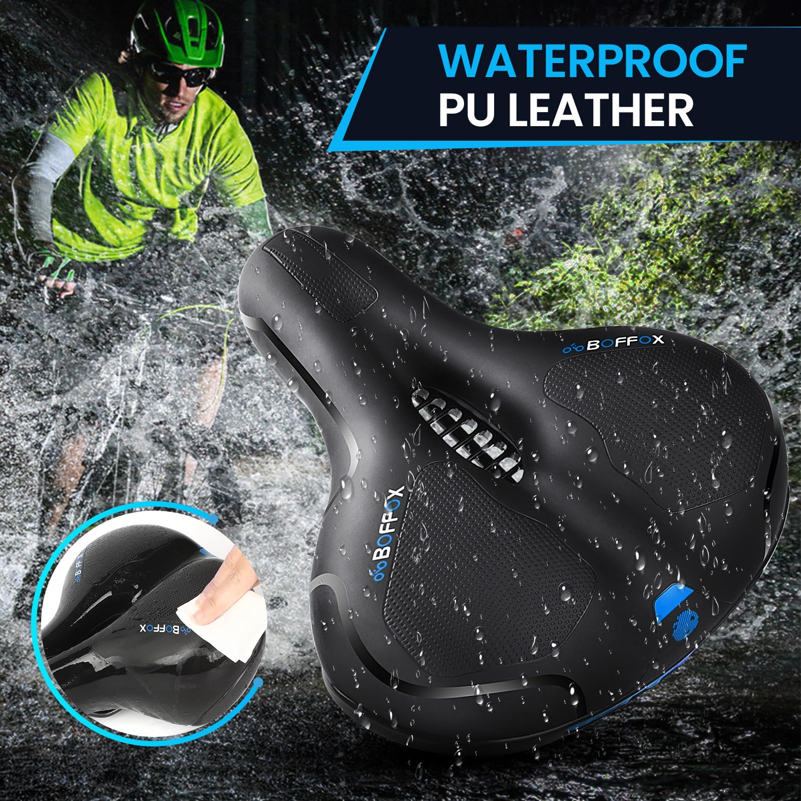 Bici Elettrica Donna Sella Bici Comoda Uomo/Donna Imbottita