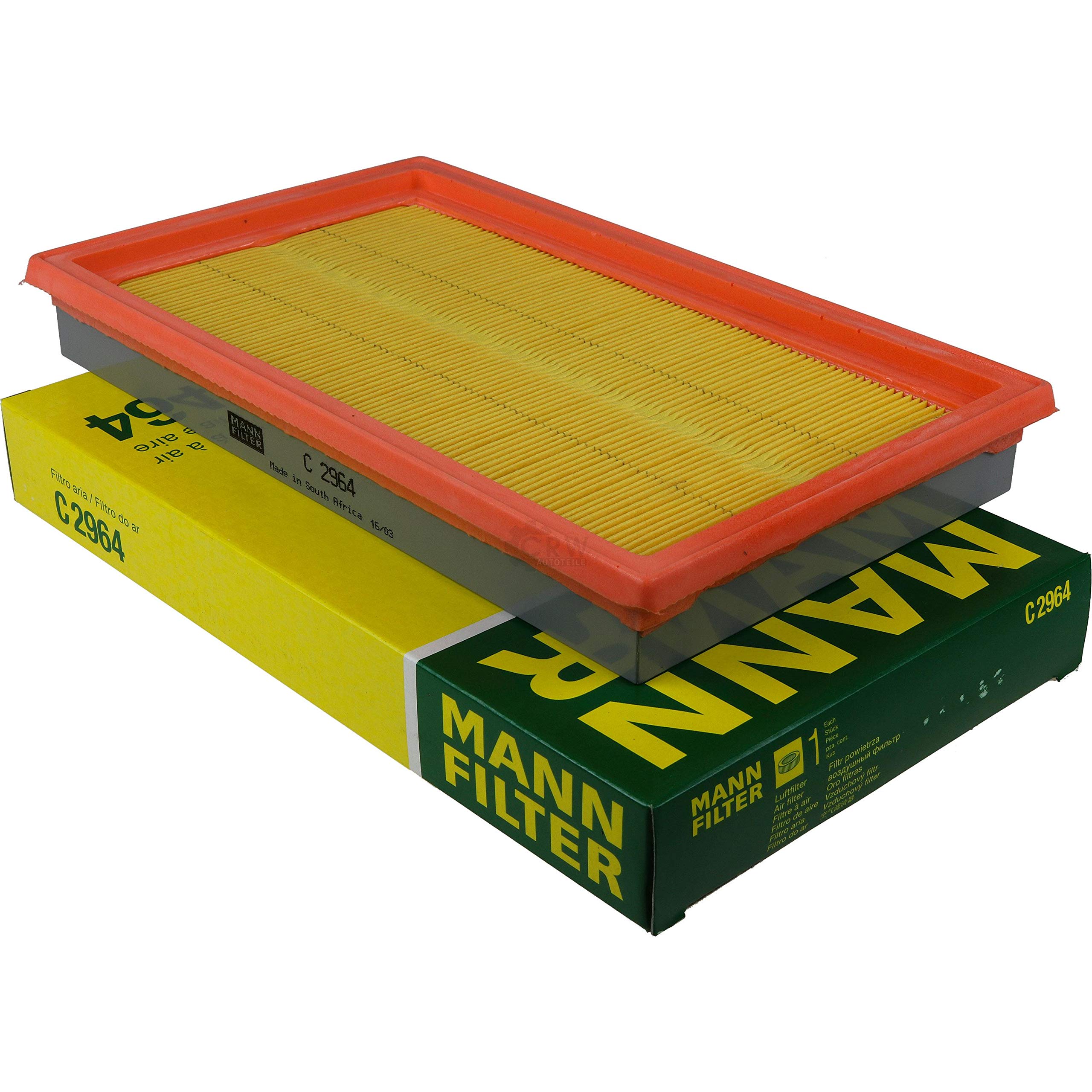 Paquete de inspección Kit de mantenimiento de filtros con filtro de aceite W 7041, filtro de aire C 2964, filtro de combustible WK 66, filtro de habitáculo CU 2530, tornillo de cierre