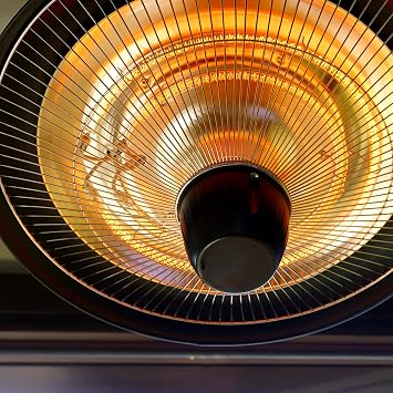 DONYER POWER Garden Heaters Outdoors Patio Heater Halogen Heater Ceiling Mounted, 800W&2000W Greenhouse Infrared Heaters
