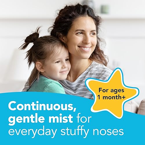 Miniatura 3 de Vicks Sinex Kids Saline Easy Mist, solución salina libre de drogas, a partir de 1 mes, limpia y calma suavemente la nariz tapada diaria, seguro para