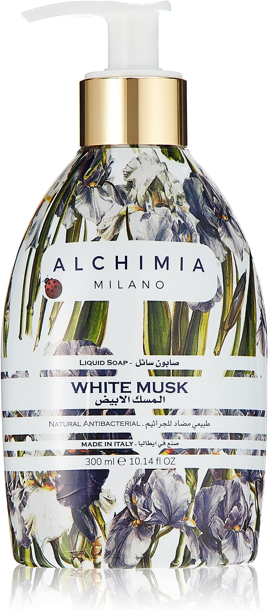 Alchimia Natural Antibacterial White Musk Liquid Soap 300 ml