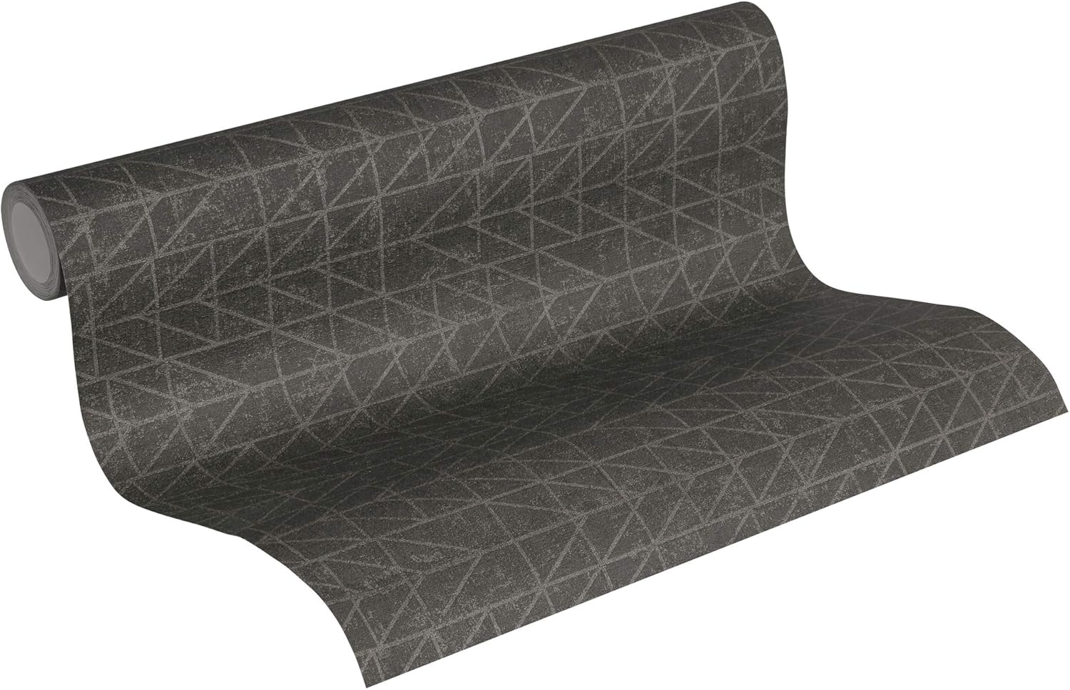A.S. Creation 37174-1 non woven wallpaper Ethnic Origin, Metallic, Schwarz