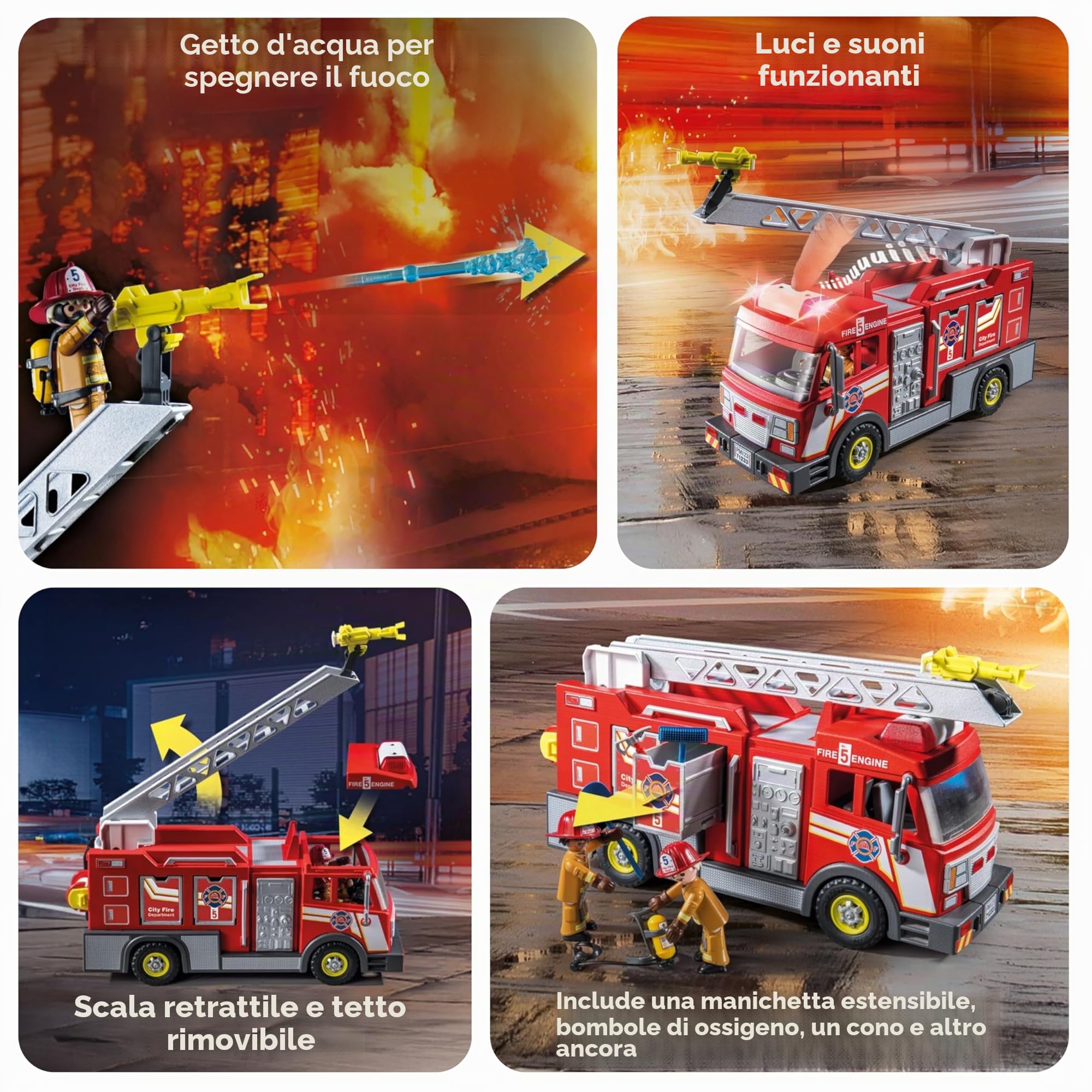 Playmobil 71233 Samochód strażacki