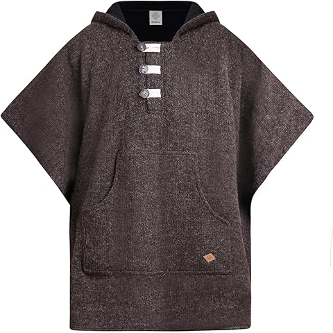 virblatt - poncho hombre y poncho mujer | lana & polar| poncho invierno peruano poncho mexicano ropa hippie capa