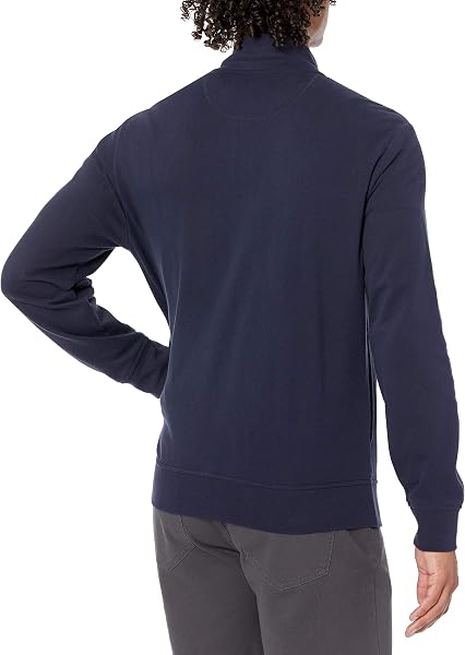 Amazon Essentials Sudadera Ligera de Felpa con Cremallera Completa y Cuello Perkins Hombre - 2