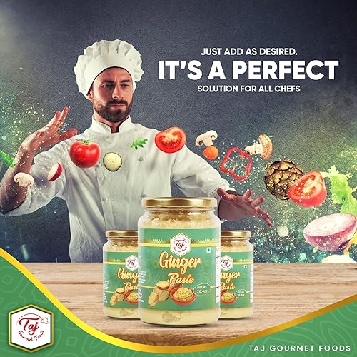 Miniatura 2 de TAJ Gourmet Pasta de jengibre, pasta de cocina, 26.46 oz