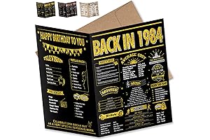 InstaDecor 40th Birthday Card Gifts for Men and Women, A Smart and...