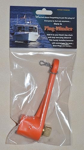 Miniatura 6 de Soporte para tapón de barco, recordatorio, instalador y herramienta de extracción para tapones NPT de 1,2 cm. Incluye enchufe de repuesto.