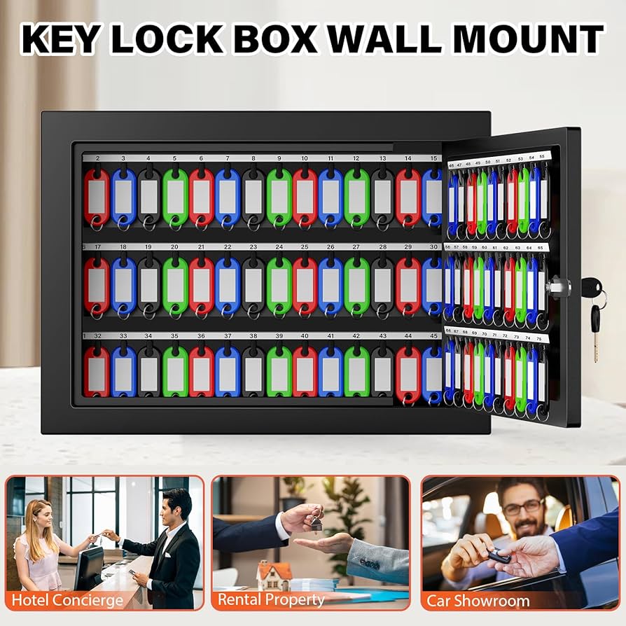 アントステラ　AUNT STELLA's Key Box キーボックス Amazon.com: Nebakne 75 Keys Key Lock Box Wall Mount with 75