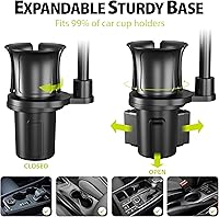 Vista 2 de Bracketron TripGrip Series Cell Phone Mount Phone Holder for Car Cup Holder Expander