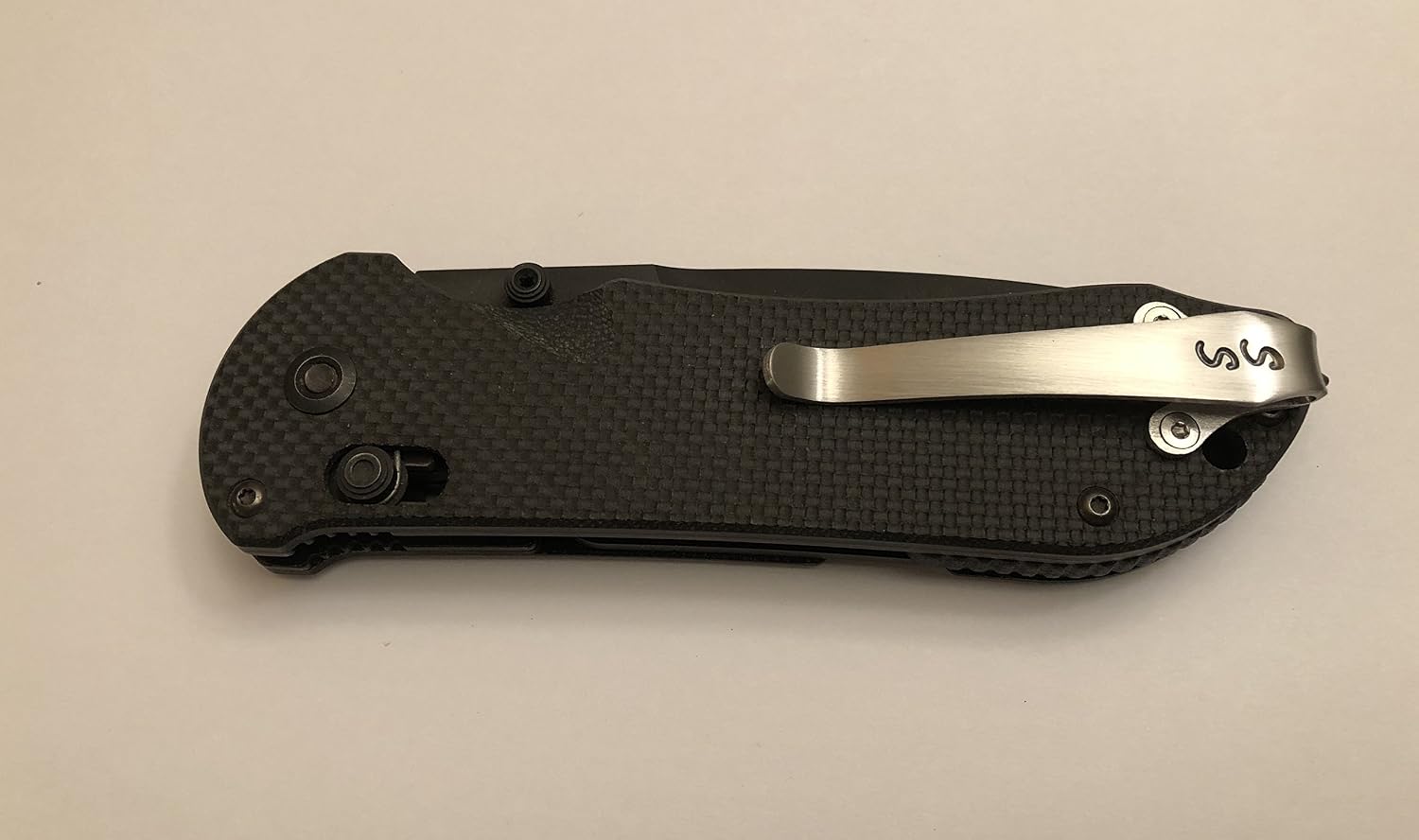 Custom Titanium Pocket Clip For Benchmade Knife Stryker Triage 915 916 908 909