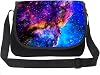 CAIWEI Canvas Printing Universe Space TrendyMax Galaxy Pattern Shoulder Bag