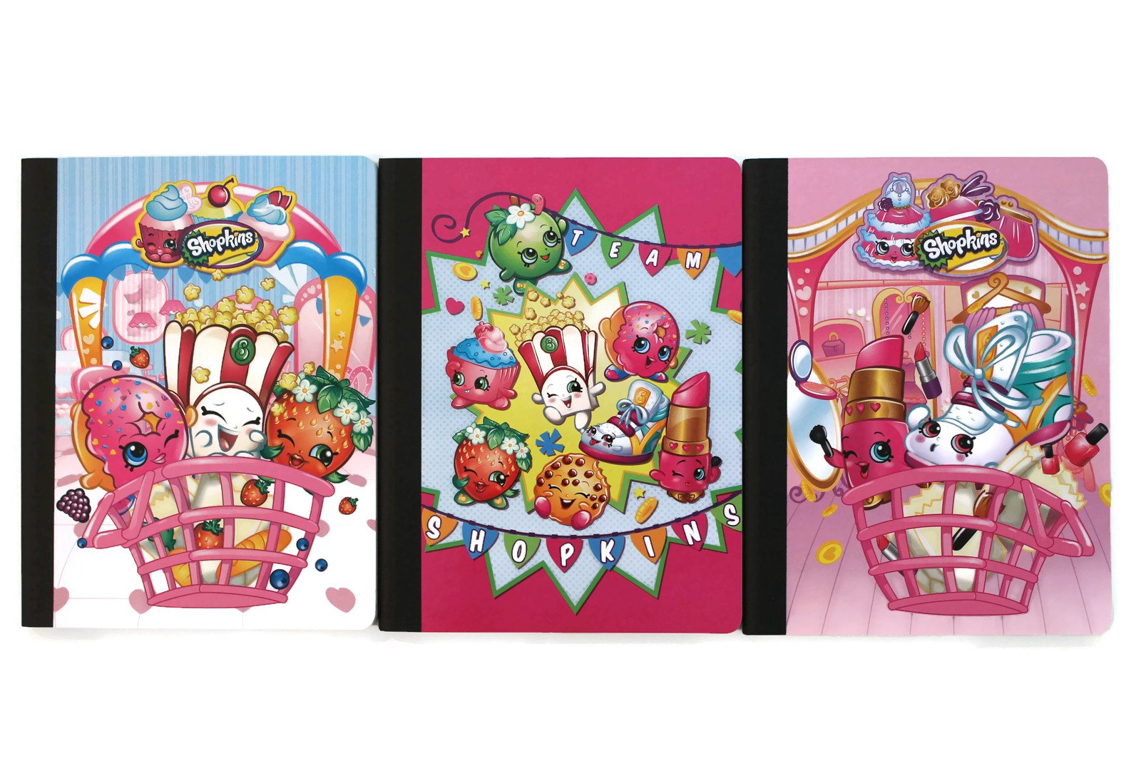 Shopkins Composition Notebook Three Pack School Bundle