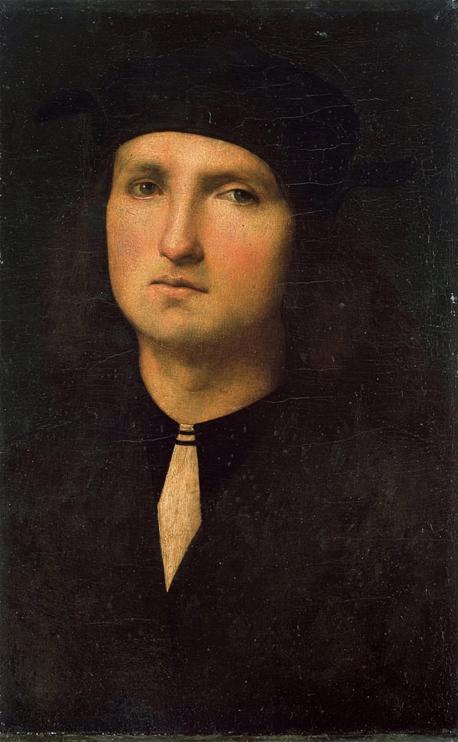 SERENDIPITP Retro Picture Poster Wall Art Pictures Painting Portrait of a Young Man Between by Pietro Perugino Wall Art Canvas Print for Wall Decor 60x90cm