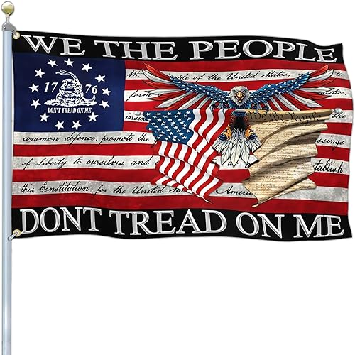 Bandera americana de águila calva de 3 x 5 pulgadas, de doble cara, 4 de julio, Día de la Independencia, Día de la Independencia, bandera patriótica