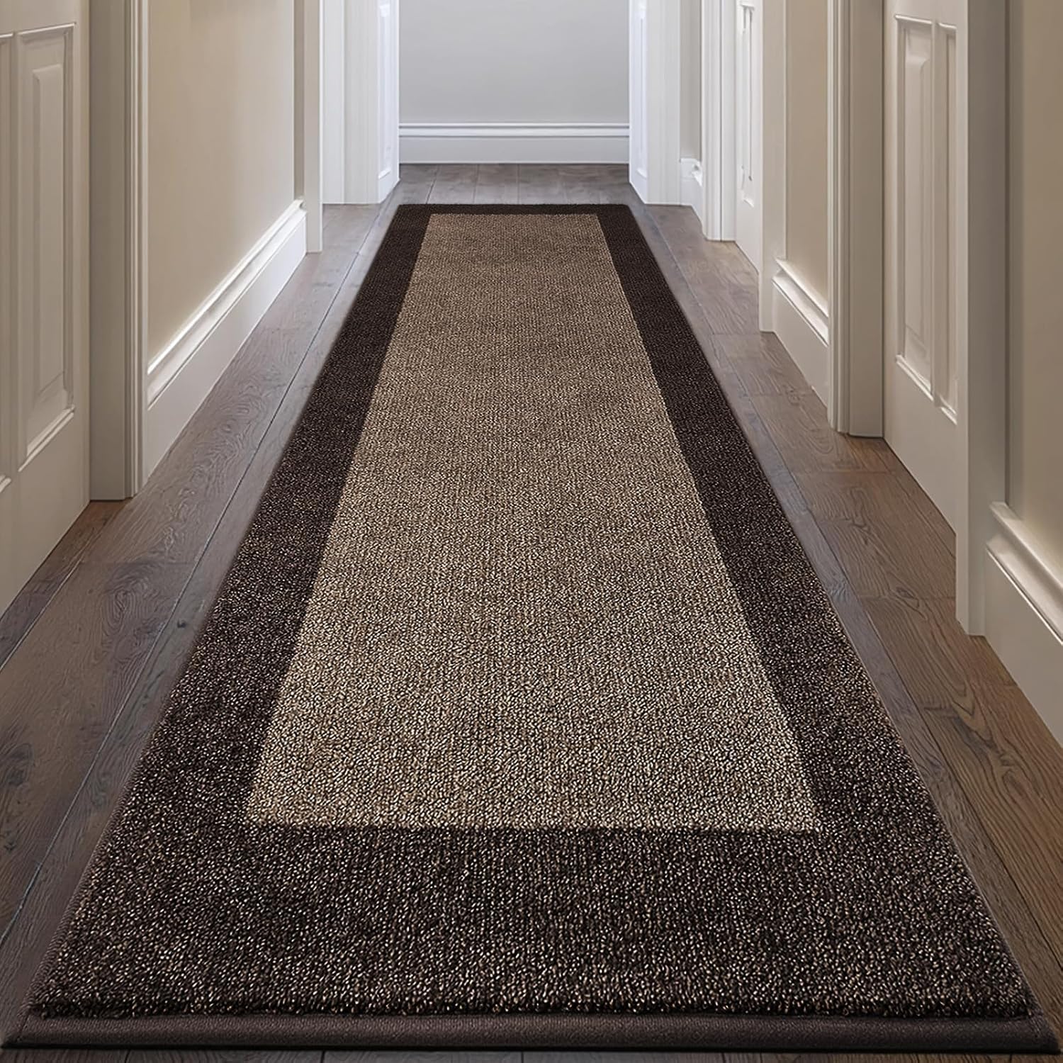 Alfombra antideslizante lavable que absorbe el agua en cocinas y baños de 80x243cm