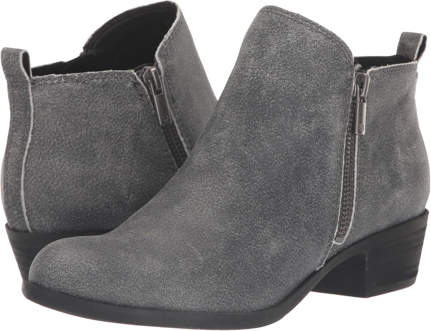 Lucky Brand Women's Basel Bootie Ankle Boot, Charcoal, 11